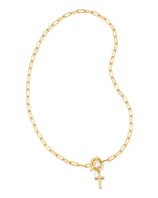 Cross Link and Chain Necklace by Kendra Scott