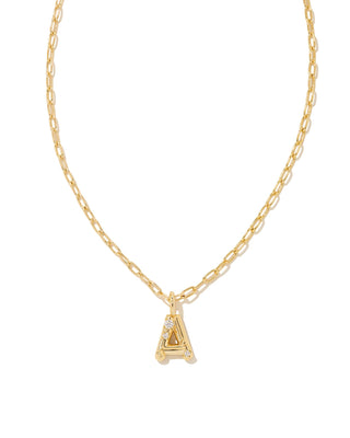 Crystal Letter Necklace by Kendra Scott