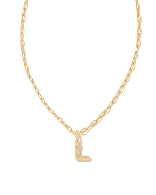 Crystal Letter Necklace by Kendra Scott