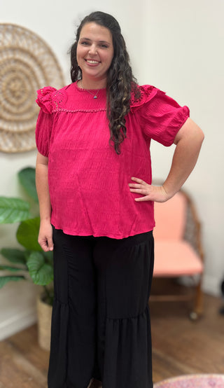 Kimber Eyelet Top