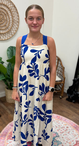 Royal blue dress