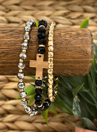 Cross Stack Bracelet