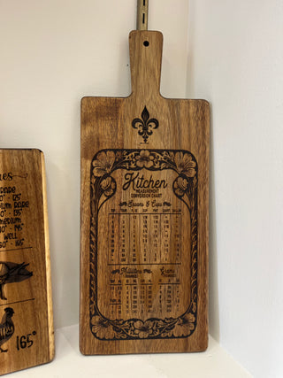 Floral cutting board