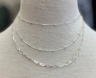 Silver Stack Necklace