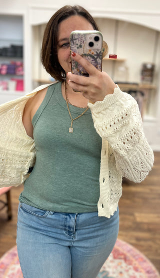 Sage Knit Tank