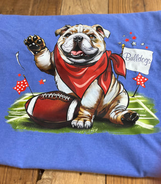 Football Bulldog Tee