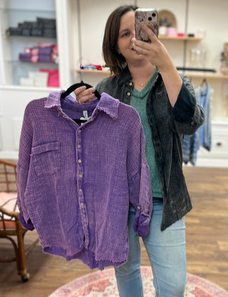 Driftwood Button-Down