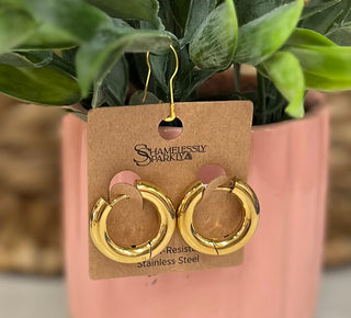Gilded Grace Hoops