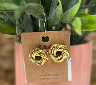 Twist of Elegance Earrings